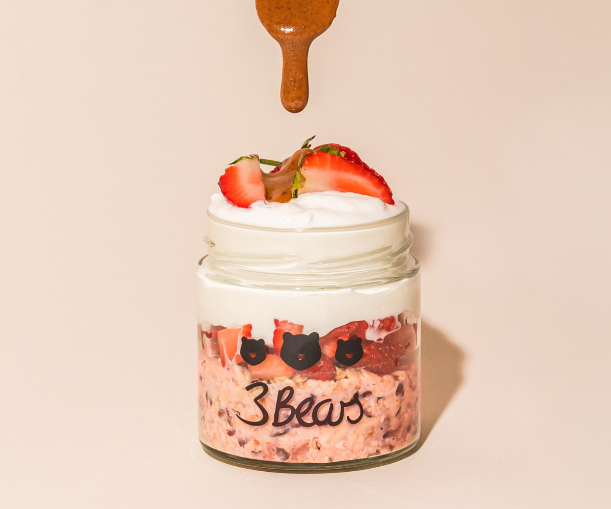 Overnight Oats Trial Set with almond butter