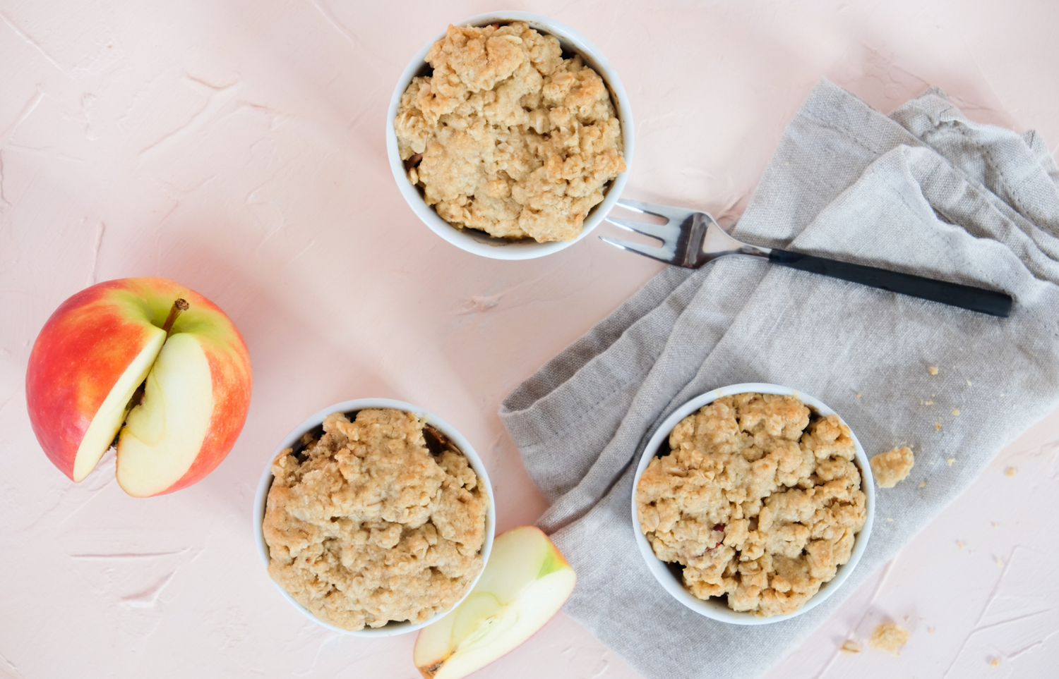 Hafer-Apple Crumble - ready für den Herbst