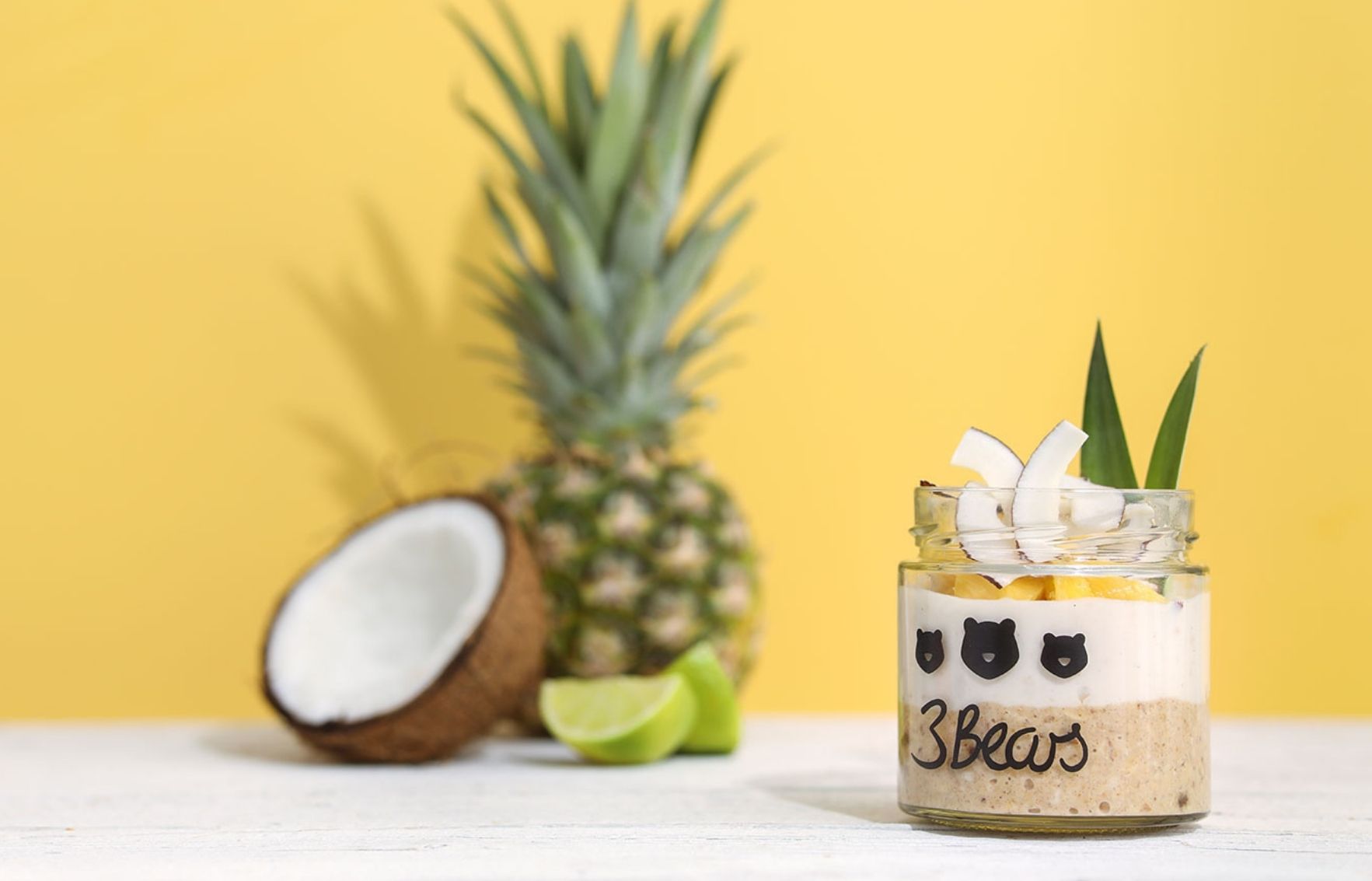 Pina Colada Overnight Oats