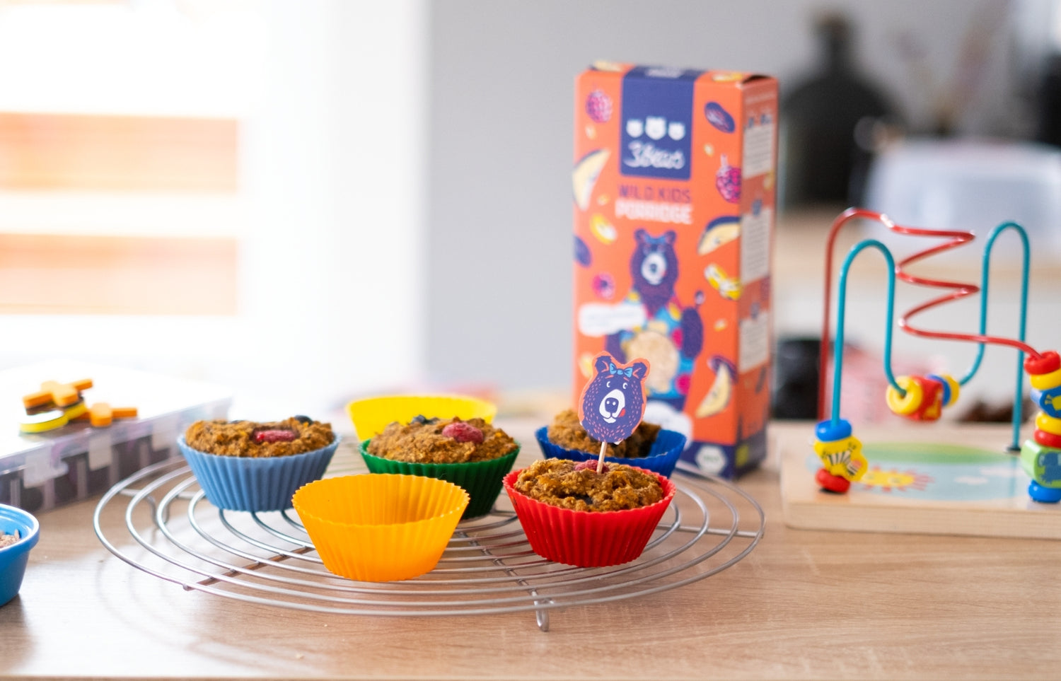 Apfel-Beeren-Muffins für Kids