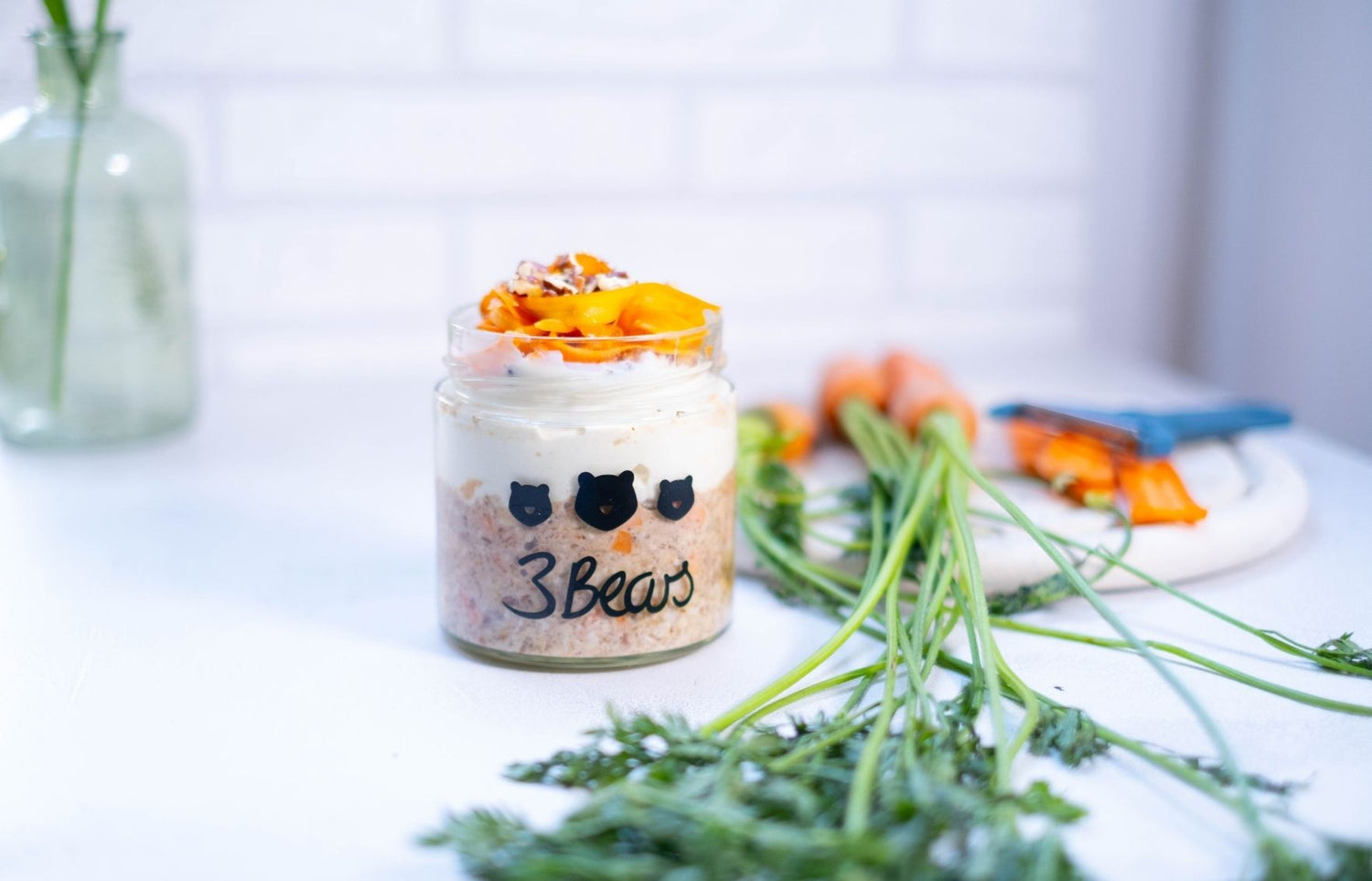 Carrot Cake Overnight Oats Rezept