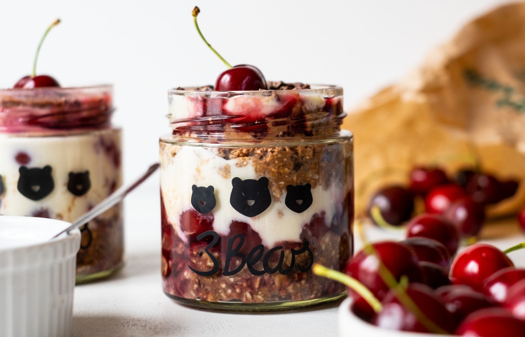 Schwarzwälder-Kirsch-Overnight Oats