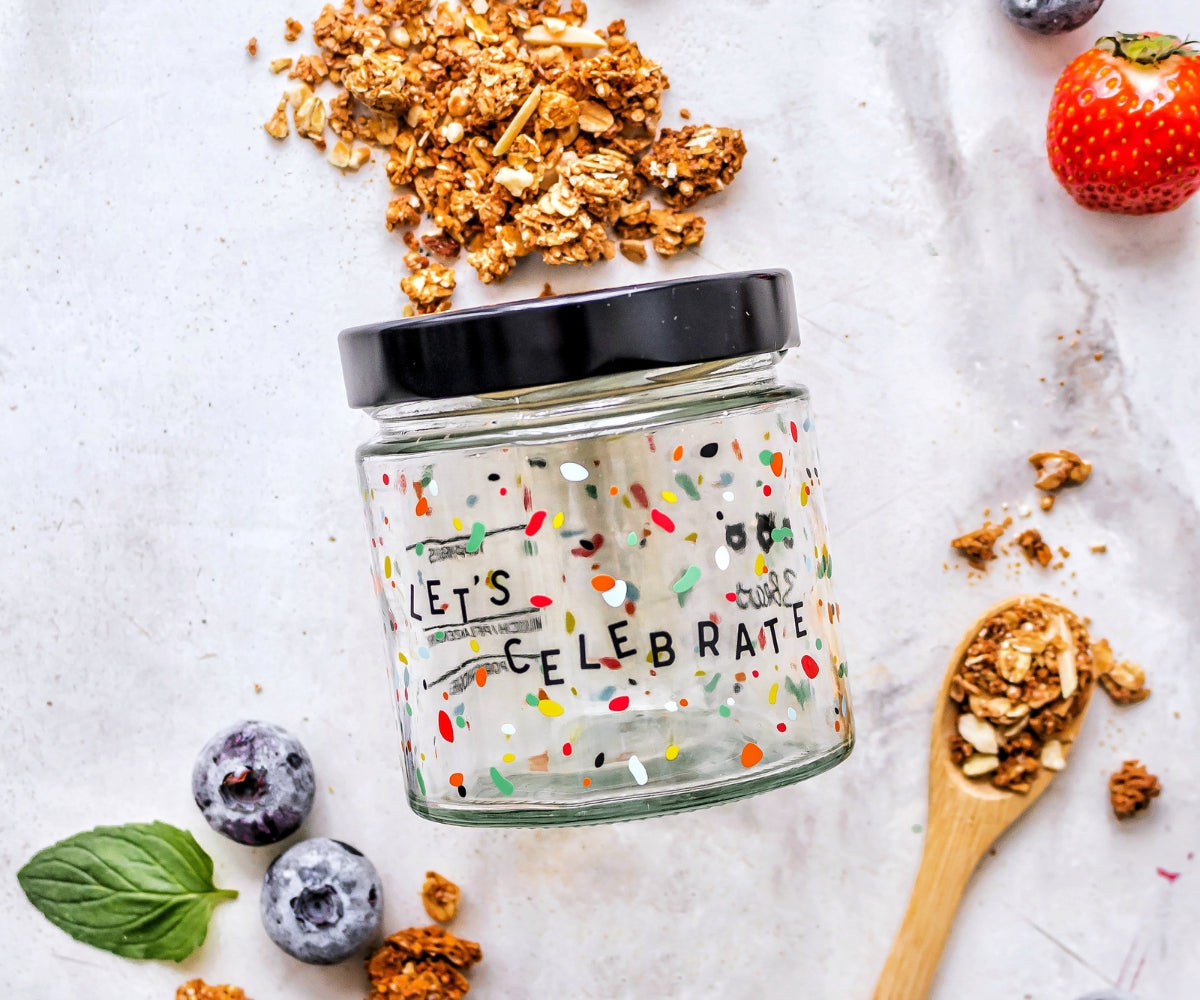 Overnight Oats Jar - Let's Celebrate Edition