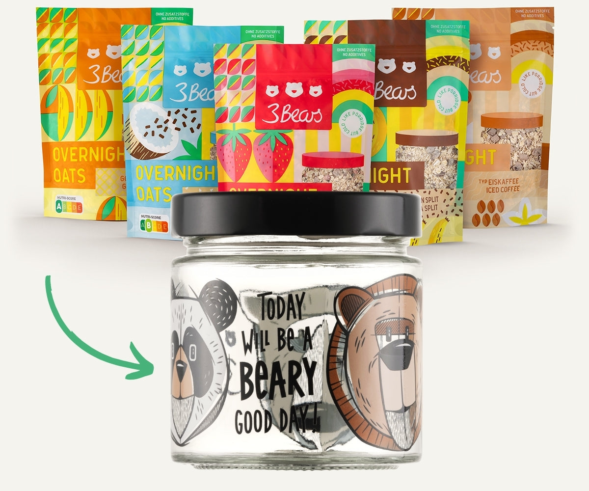 Overnight Oats Lover Set - with a FREE jar for you - Code: FREEJAR