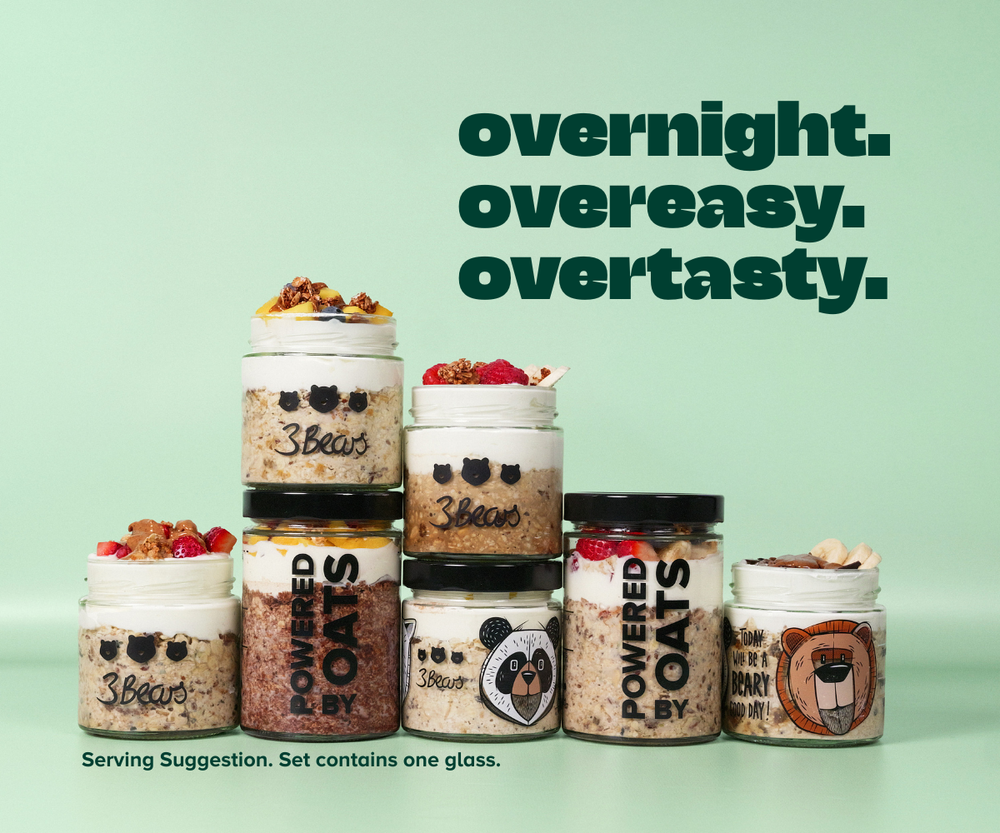 Overnight Oats Recipe That Changed My Mornings (5-Min Prep) 2 Overnight Oats Meal Prep-Set – Small | 3Bears